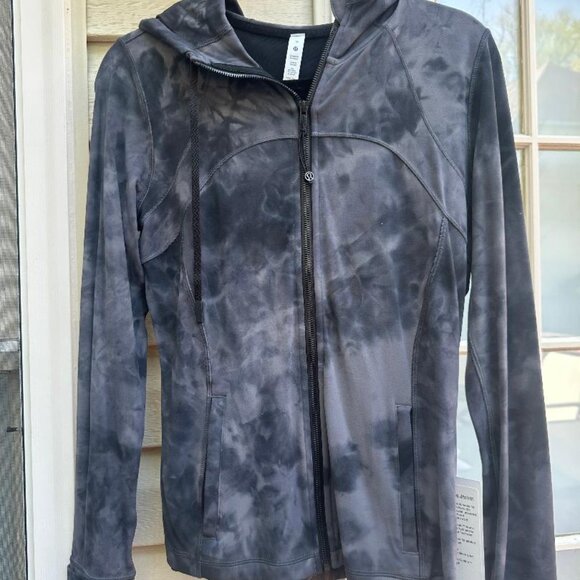 NWT Lululemon Hooded Define Jacket Nulu Diamond Dye Pitch Grey Graphite Grey, 10 - Picture 1 of 7